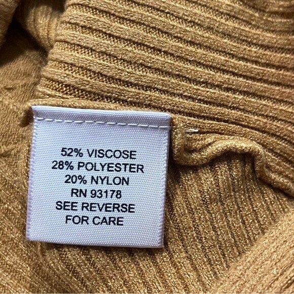 NWT Philosophy Woman Mustard Dolman Sleeve Pullover Sweater Size 1X - Picture 7 of 7